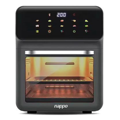 Freidora sin Aceite nарро Digital EXTRA GRANDE 10L 1350W Multifunción + Manopla y Pinza DE REGALO