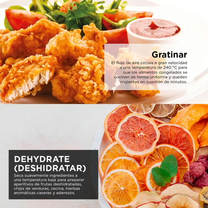 Freidora sin aceite Νіnја 6.2 litros